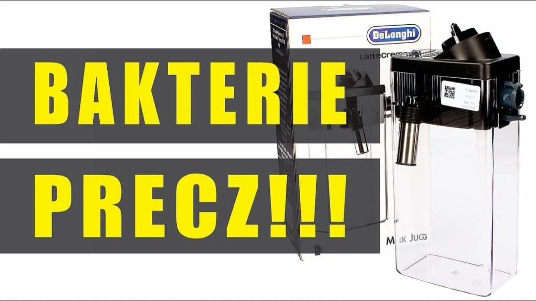 Jak czyścić pojemnik na mleko De’Longhi, aby uniknąć problemów z higieną