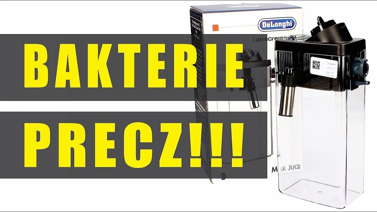 Jak czyścić pojemnik na mleko De’Longhi, aby uniknąć problemów z higieną